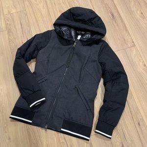 LULULEMON BLACK WINTER COAT JACKET 4 XS